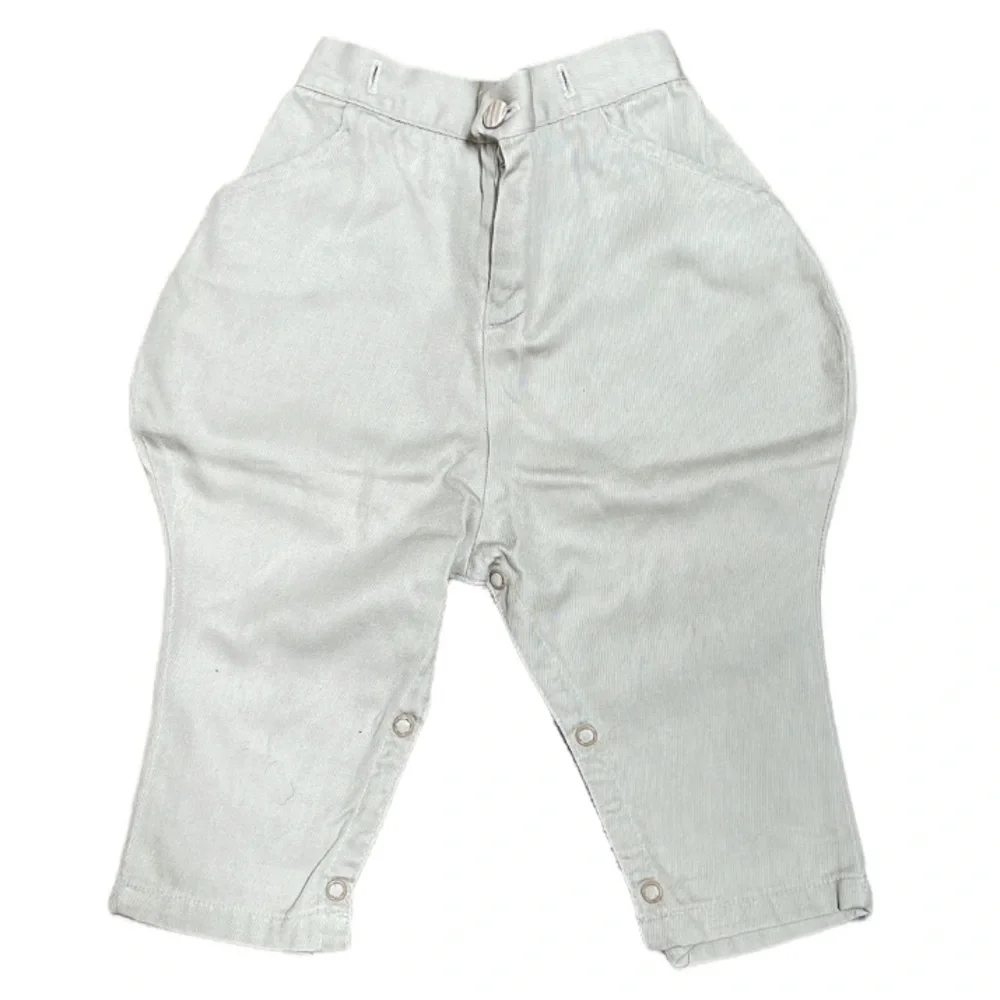 Vintage baby boy khaki snap leg pants size XL